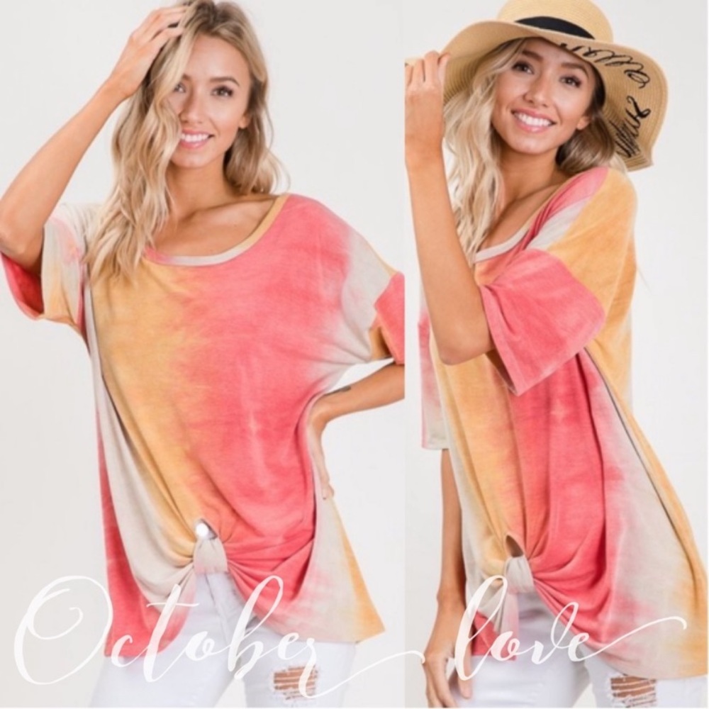 S Last One! Fun Free Flowing Tue Dye Shirt!  ❤️